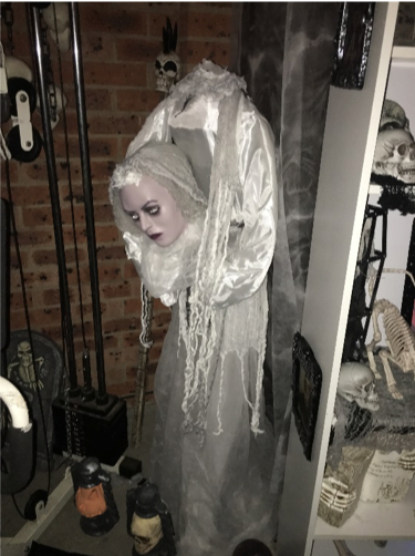 The Haunted Chop Shop Halloween Display