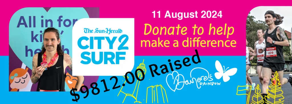 2024 City2Surf Funds Raised Banner