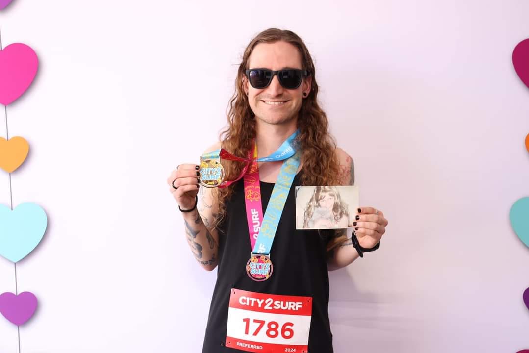 Jarrett 2024 City2Surf Gold Medal Champion